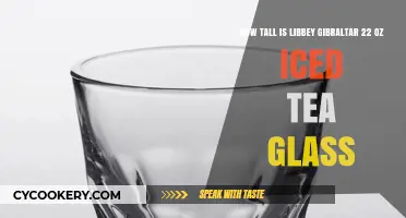 Libbey Gibraltar 22 oz Iced Tea Glass Height Revealed