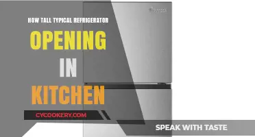Standard Kitchen Refrigerator Opening Height: What You Need to Know