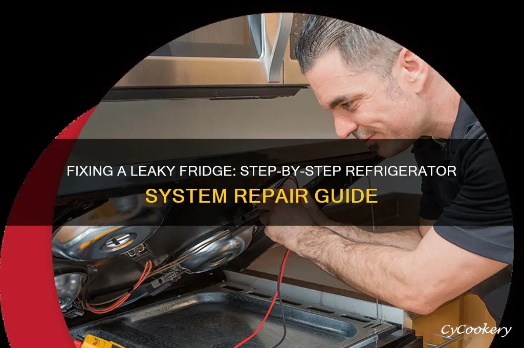 how they repair a leaky refrigerator system