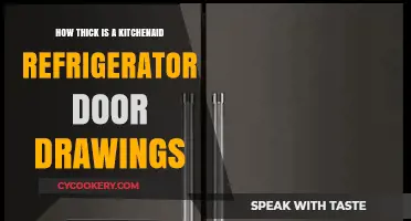 KitchenAid Refrigerator Door Thickness: Detailed Drawings and Measurements Explained