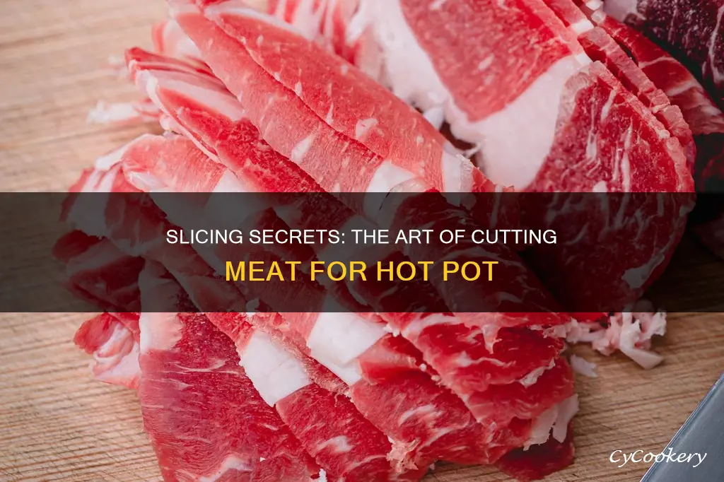 how things to cut hot pot meat