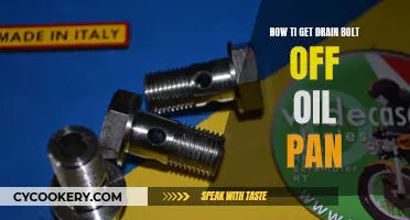 Removing the Drain Bolt: Oil Pan Maintenance 101