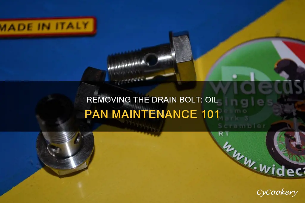 how ti get drain bolt off oil pan