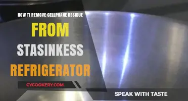 Easy Tips to Remove Cellophane Residue from Stainless Steel Fridges