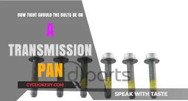 Tightening Transmission Pan Bolts: How Much is Too Much?
