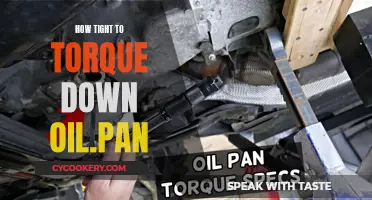 Torqueing the Oil Pan: How Tight is Too Tight?