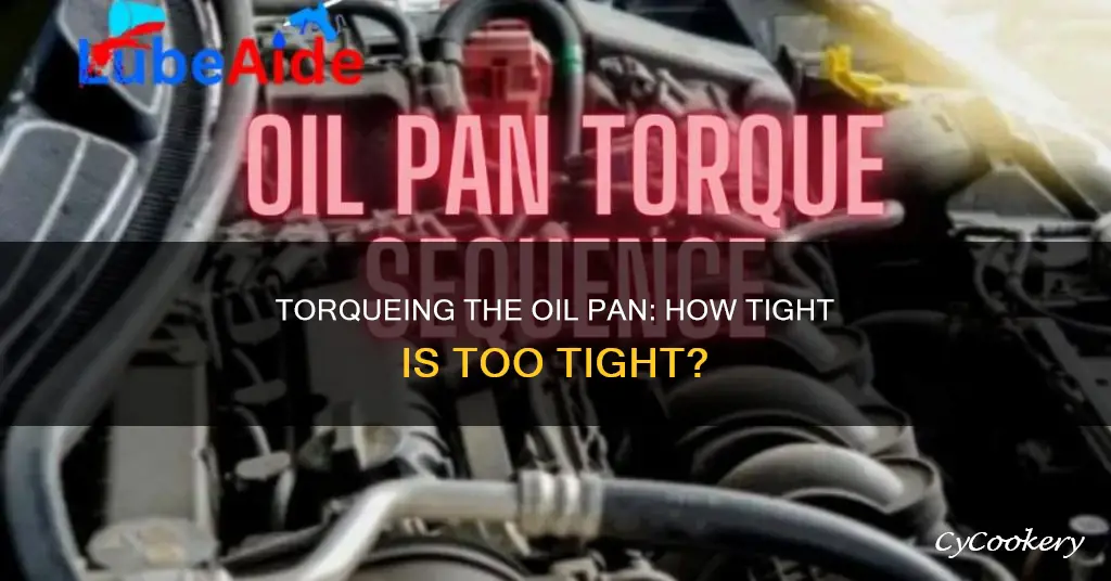 how tight to torque down oil.pan