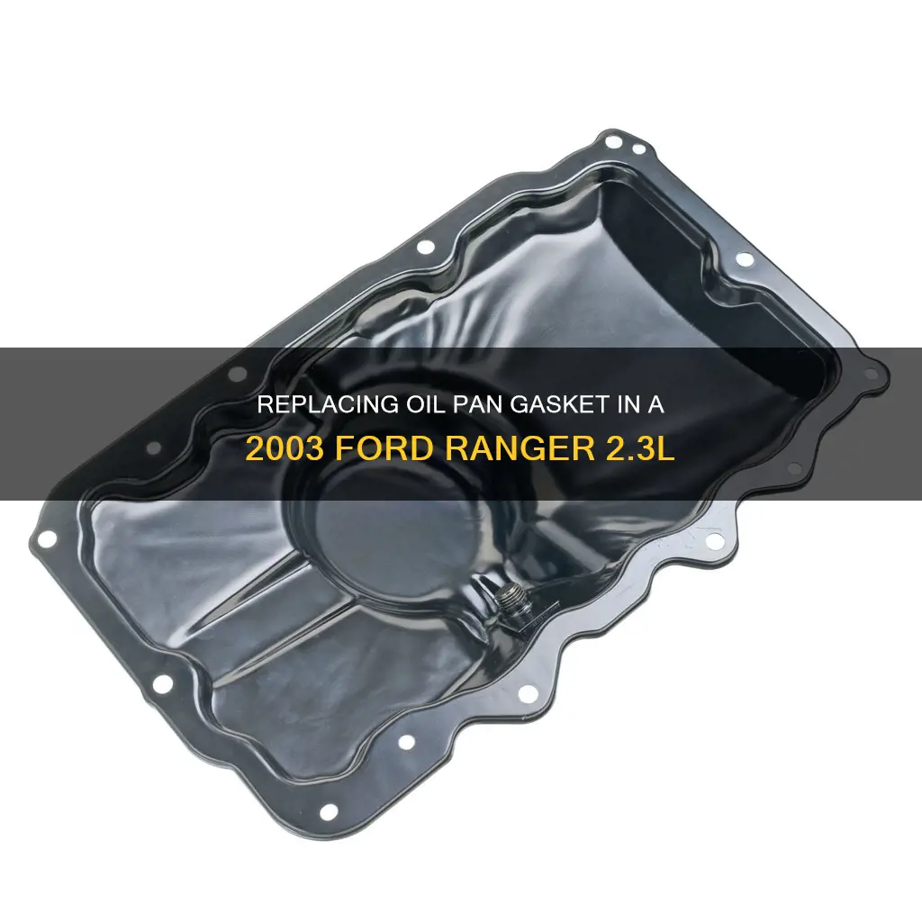 how to 2003 ranger 2.3l oil pan gasket