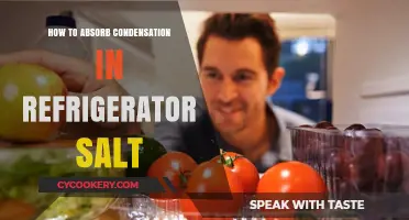 Effective Ways to Absorb Condensation in Your Fridge Using Salt