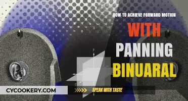 Creating Forward Motion with Panning Binaural: A Guide