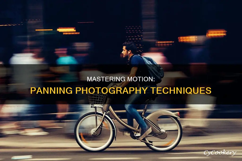 how to achieve panning in photography