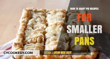 Adjusting Pie Recipes: Smaller Pans, Same Great Taste