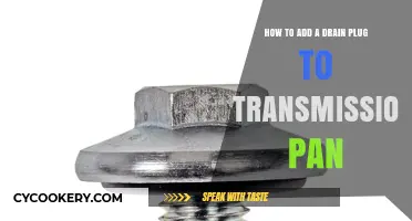 A Simple Guide to Adding a Drain Plug to Transmission Pan