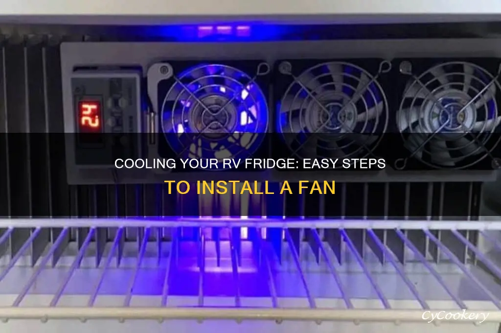how to add a fan to rv refrigerator