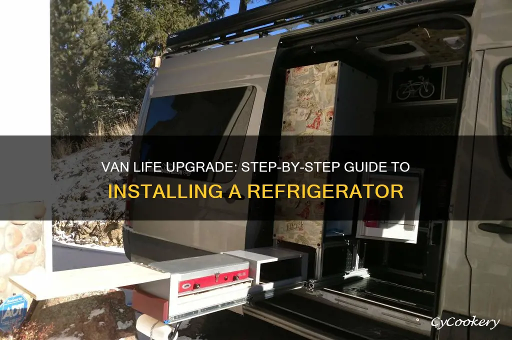 how to add a refrigerator to a van