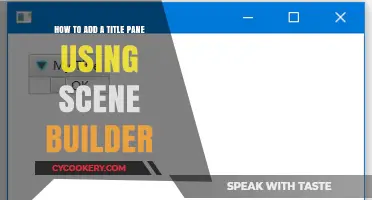 Mastering Scene Builder: Adding a Title Pane in JavaFX