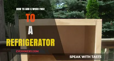 DIY Wood Refrigerator Face: Transform Your Fridge with Rustic Charm