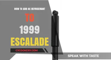 Adding AC Refrigerant to Your 1999 Escalade: A Step-by-Step Guide