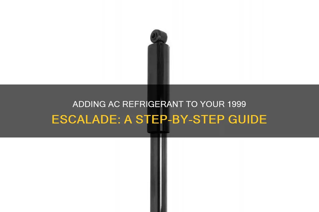 how to add ac refrigerant to 1999 escalade