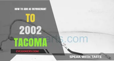 DIY Guide: Adding AC Refrigerant to Your 2002 Toyota Tacoma