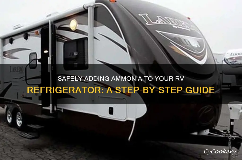 how to add ammonia to rv refrigerator