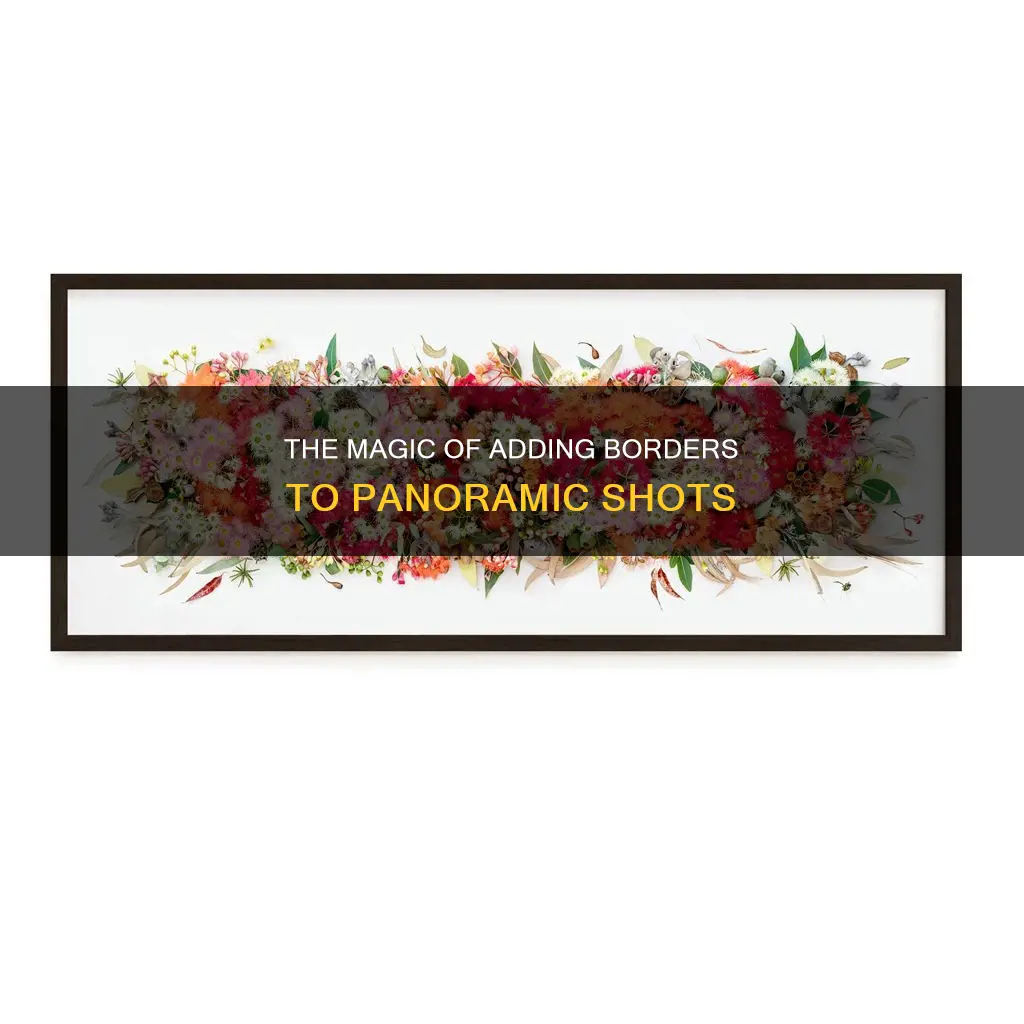 how to add borders to a pano