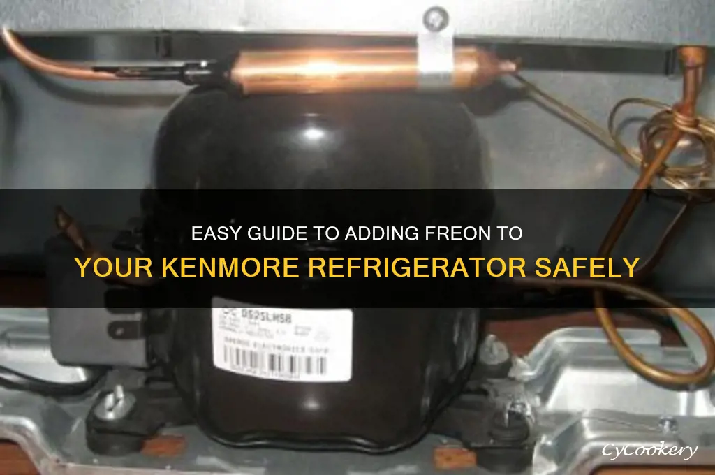 how to add freon to kenmore refrigerator