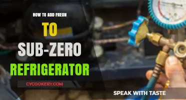 Adding Freon to Your Sub-Zero Refrigerator: A Step-by-Step Guide