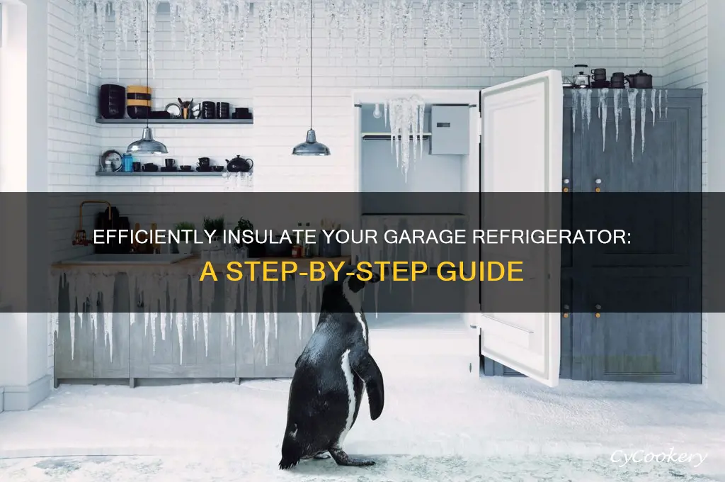 how to add insulation to a garage refrigerator