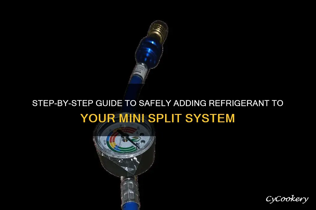 how to add more refrigerant to mini split