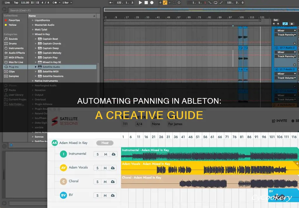 how to add panning ableton
