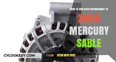 Adding R134 Refrigerant to Your 2004 Mercury Sable: A Step-by-Step Guide