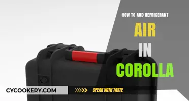 Step-by-Step Guide to Adding Refrigerant to Your Toyota Corolla