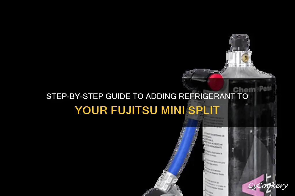 how to add refrigerant into fujitsu mini split
