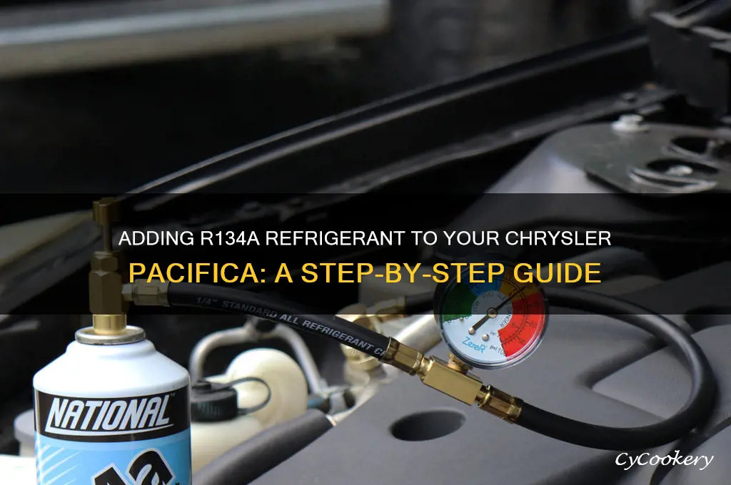 how to add refrigerant r134a to a chrysler pacifica