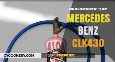 Adding Refrigerant to Your 2001 Mercedes-Benz CLK430: A Step-by-Step Guide