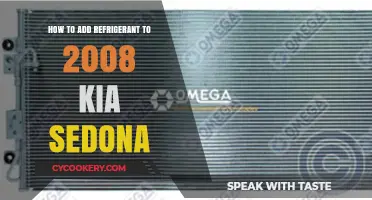 DIY Guide: Adding Refrigerant to Your 2008 Kia Sedona