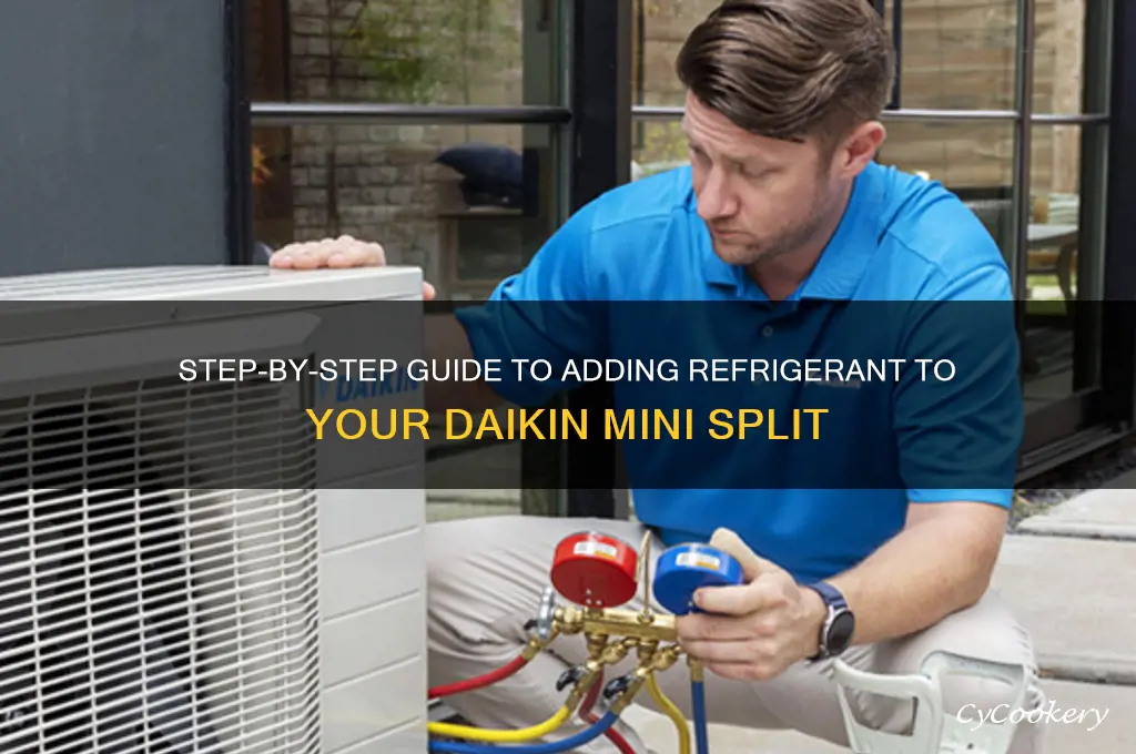 how to add refrigerant to a daikin mini split