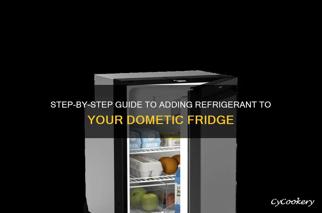 how to add refrigerant to a dometic refrigerator
