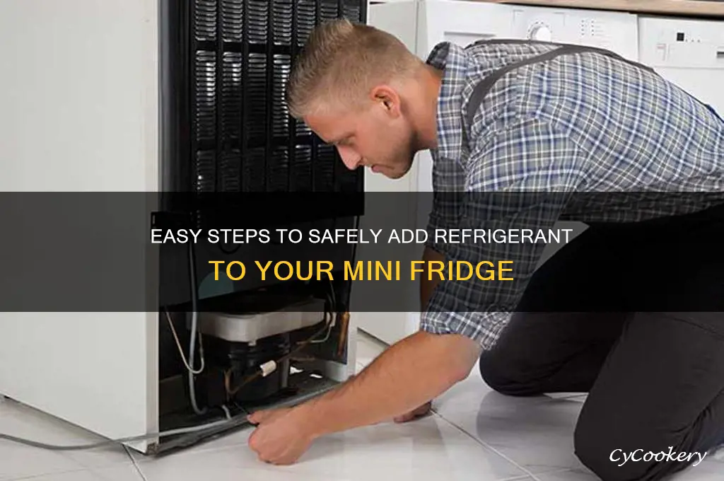 how to add refrigerant to a mini fridge