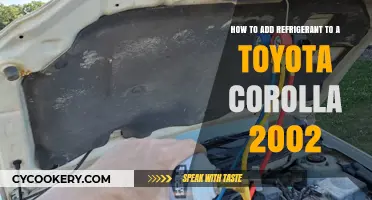 DIY Guide: Adding Refrigerant to Your 2002 Toyota Corolla Safely