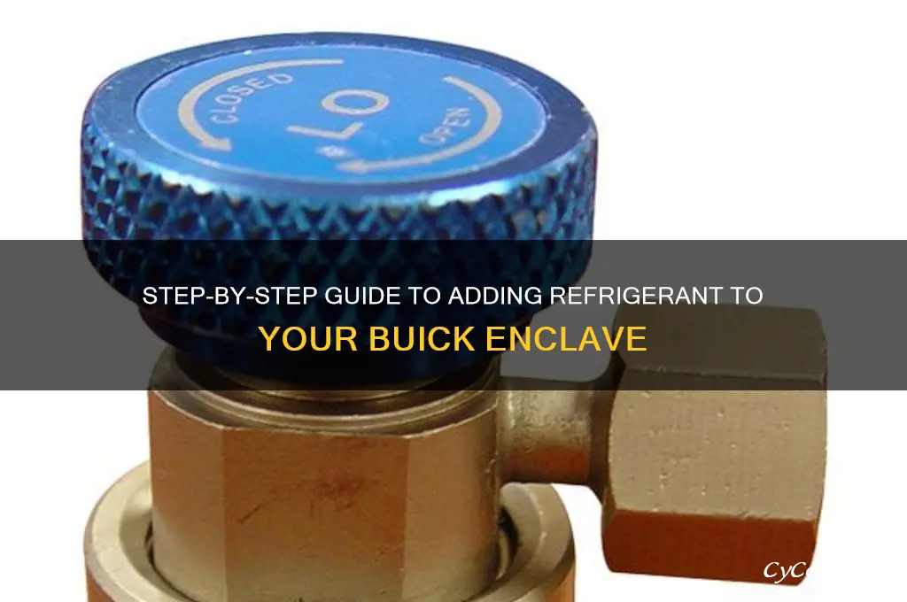 how to add refrigerant to buick enclave