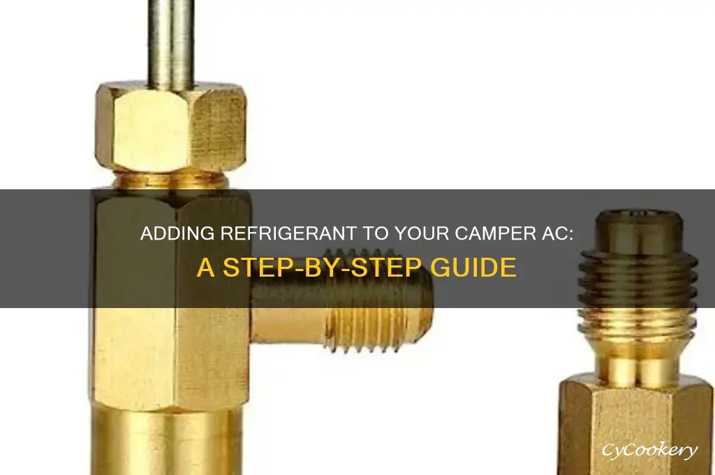 how to add refrigerant to camper ac