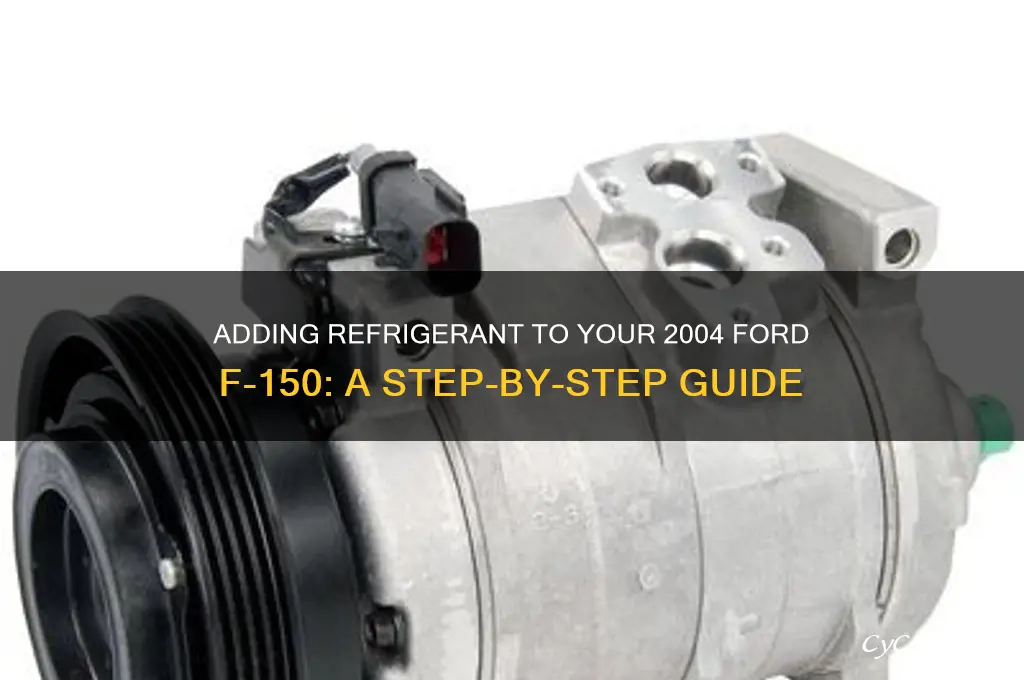 how to add refrigerant to f 2004