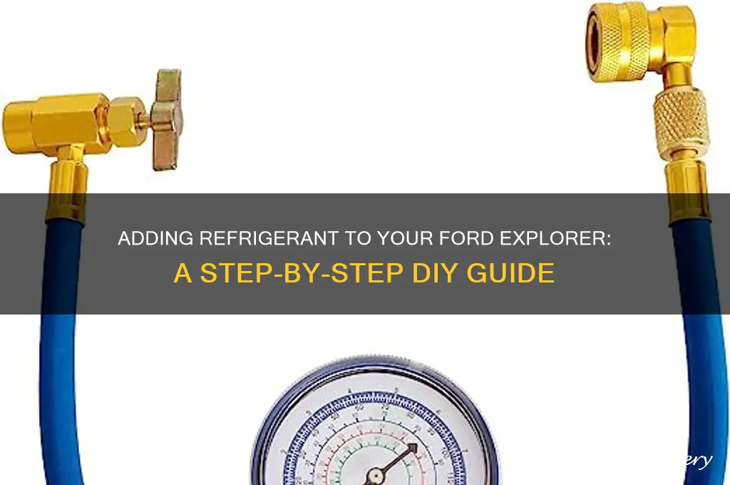 how to add refrigerant to ford explorer