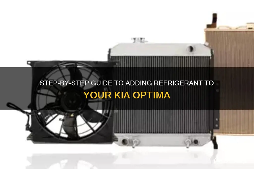 how to add refrigerant to kia optima