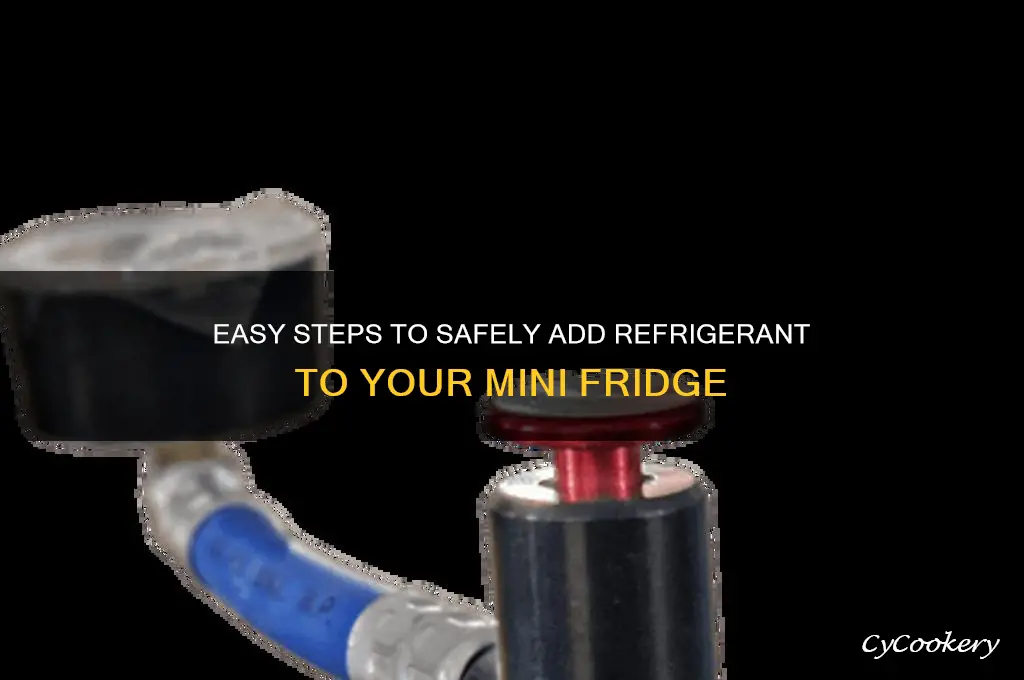how to add refrigerant to mini fridge