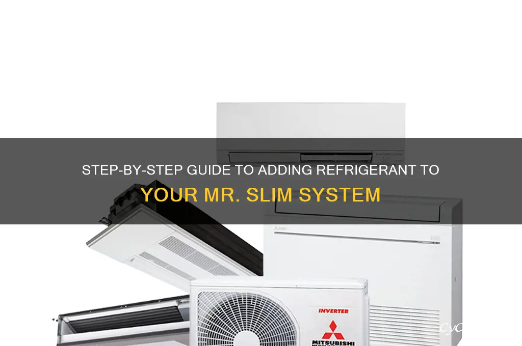 how to add refrigerant to mr slim