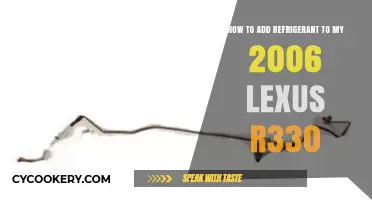 Adding Refrigerant to Your 2006 Lexus RX330: A Step-by-Step Guide