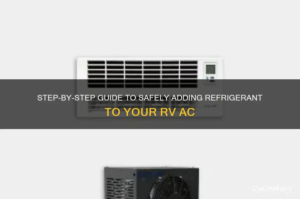 how to add refrigerant to rv ac